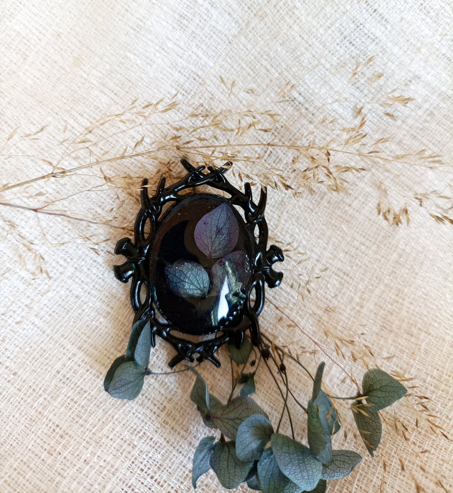 Broche Hortensia