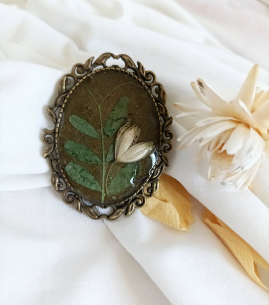 Broche Feuillage