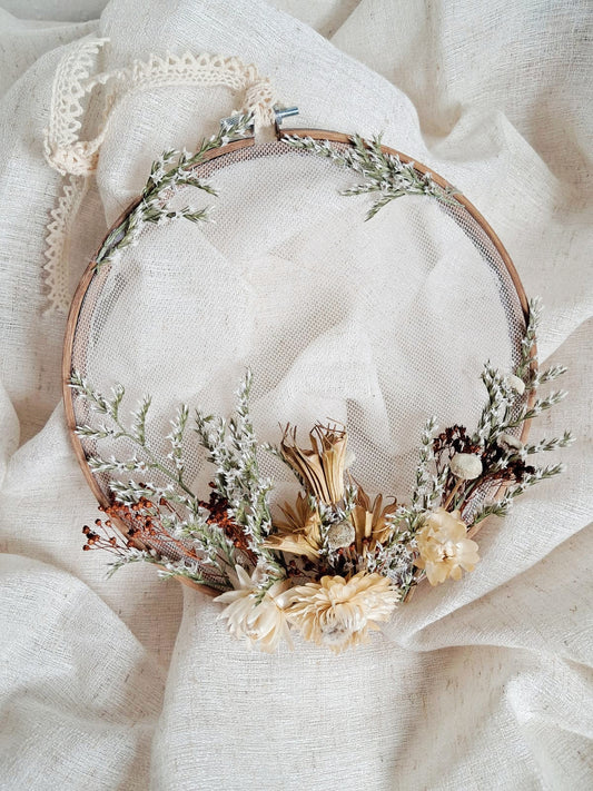 Tambour broderie florale