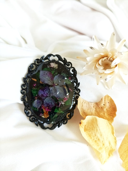 Broche Hortensia